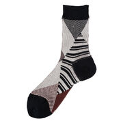 Geometric patterned socks
